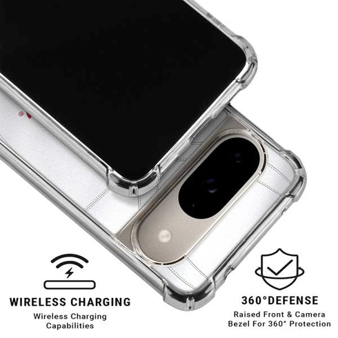 University of Alabama White Jersey Google Pixel 10 Clear Case